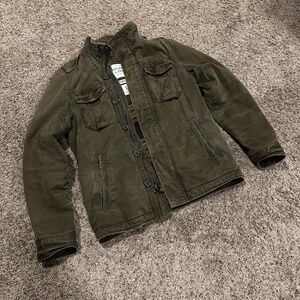 Vintage Abercrombie & Fitch Sawtooth Coat Large